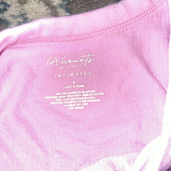 pink pacsun la hearts crop top - Picture 2 of 2